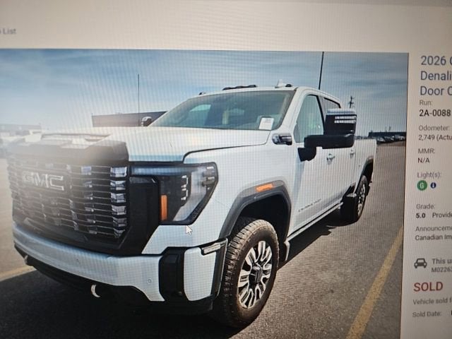 2026 GMC Sierra 3500 HD Denali Ultimate